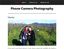 Tablet Screenshot of phonecameraphotography.com